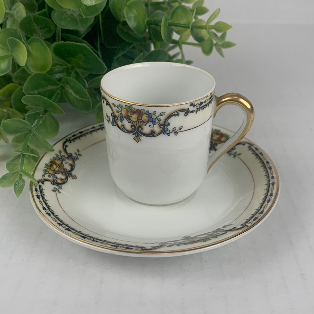 Noritake Lasalle expresso tea cup & saucer